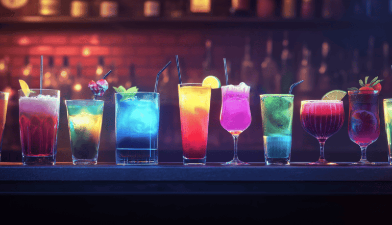 drinks to order at a bar